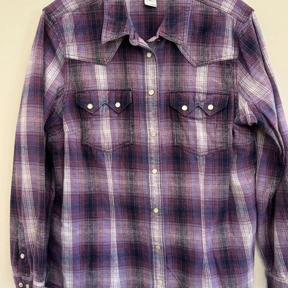Duluth Trading Flannel - Life is Better at the Campfire Upcycled - Size Medium - Picture 2 of 4